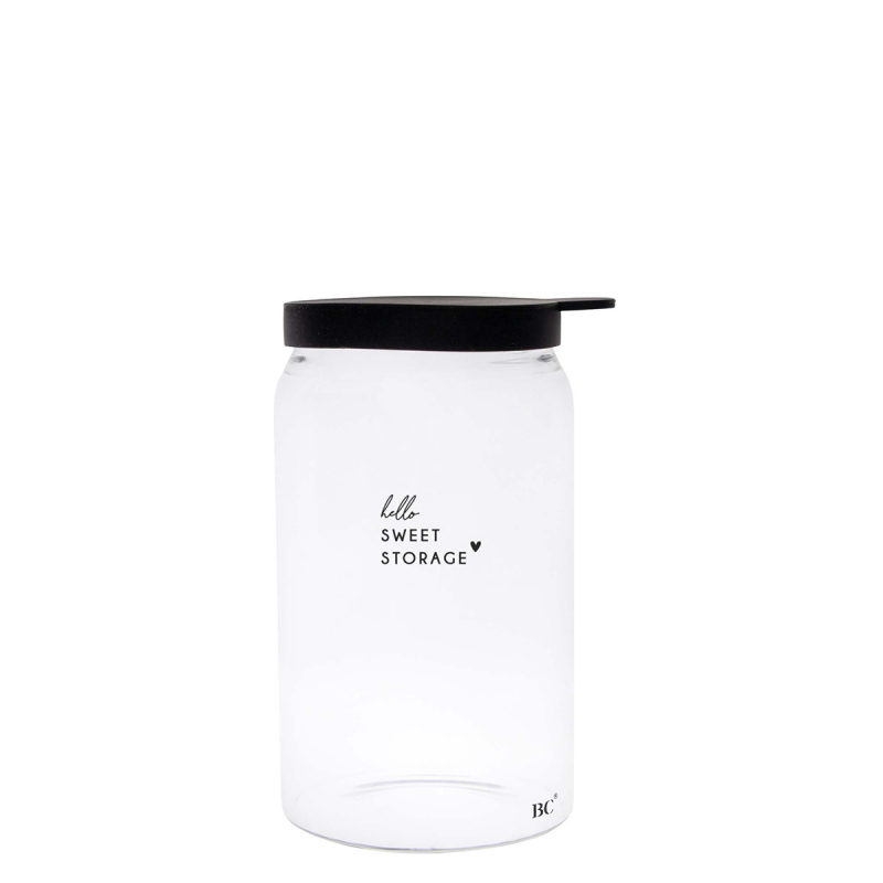 Bastion Collection Vorratsglas / HELLO - SWEET STORAGE / 12cm x 6cm